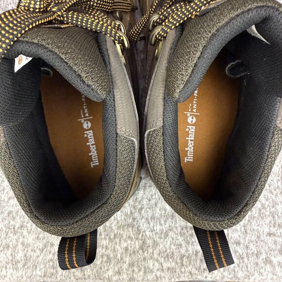 ✅Timberland Mt. Maddsen Mid Mens 11 Waterproof Hiking Boots Brown Leather Shoes - Picture 4 of 12